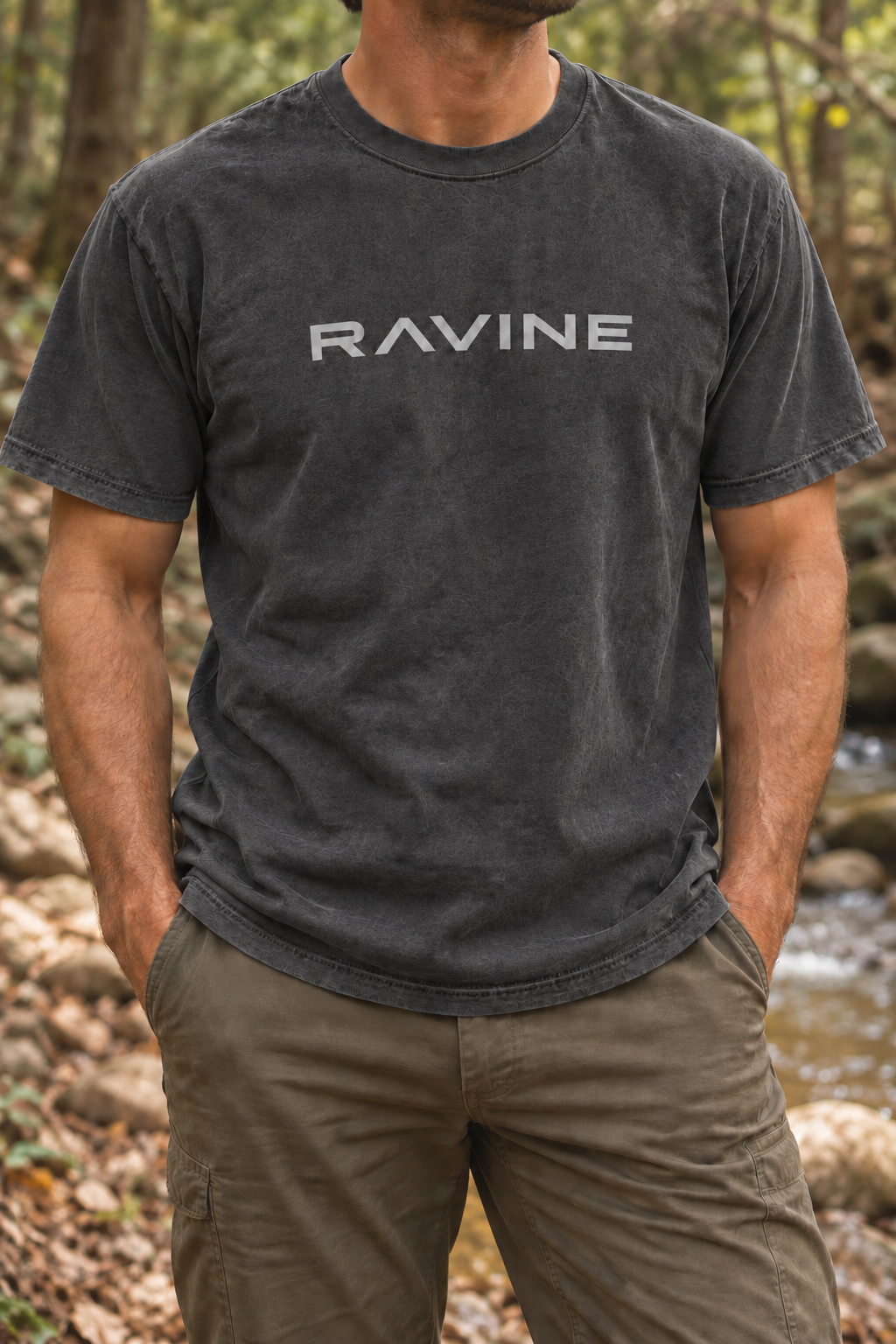 Ravine Wordmark Tee Grey
