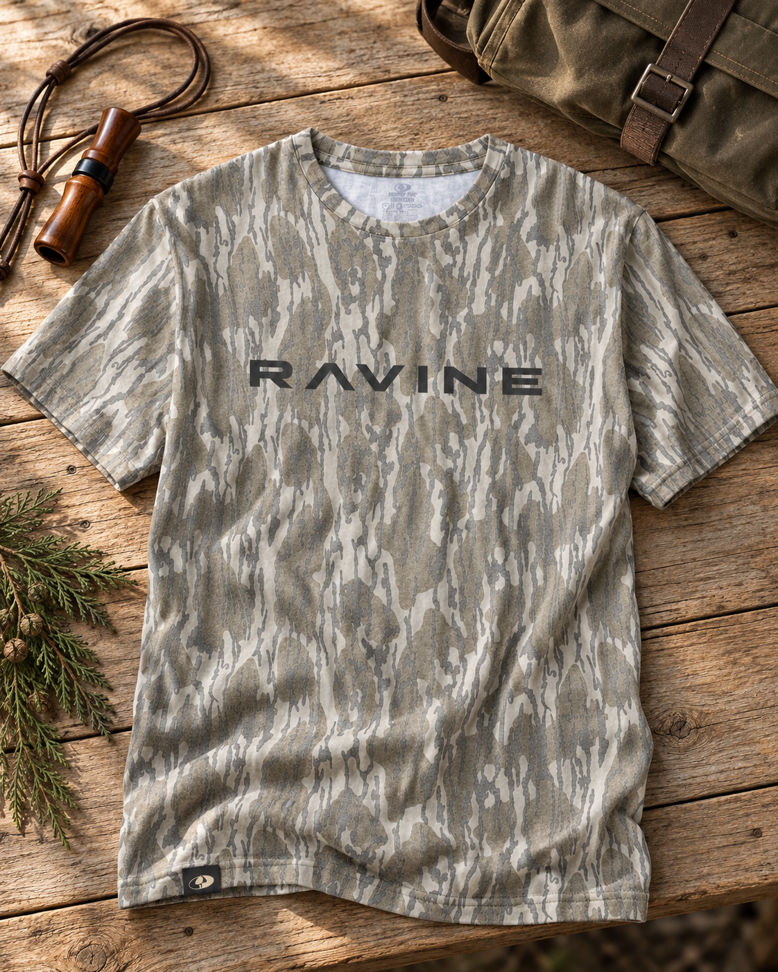 Mossy Oak Bottomland Wordmark Tee